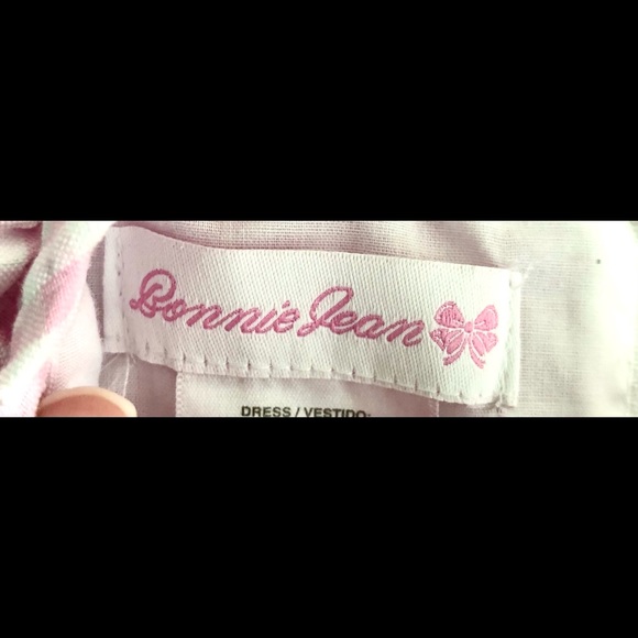 Pink & White Checkered dress w/ Smocking - Picture 4 of 9